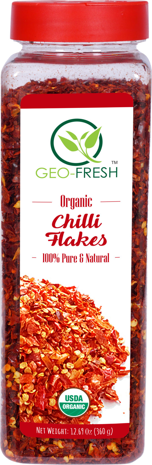 Geofresh Organic Chilly Flakes - 360g (2)