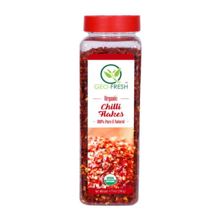 Organic Chilli Flake - 140g - Front