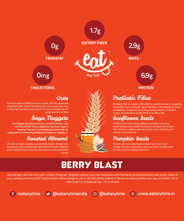 Eat Anytime Energy Berry Blast Cereal Bars Nutrition Info
