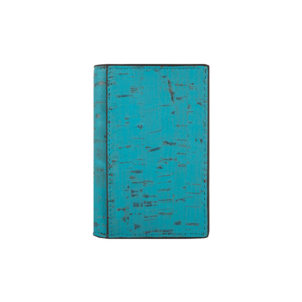 Arture Reed Business Card Holder Teal Back