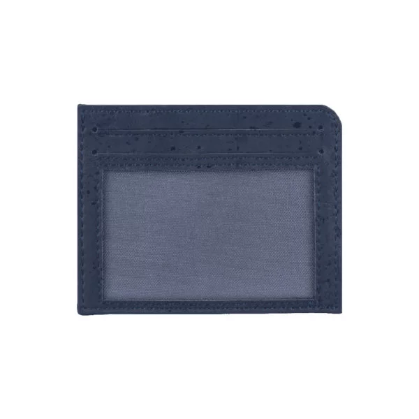 Arture Vegan ID Card wallet_front Rio Blue