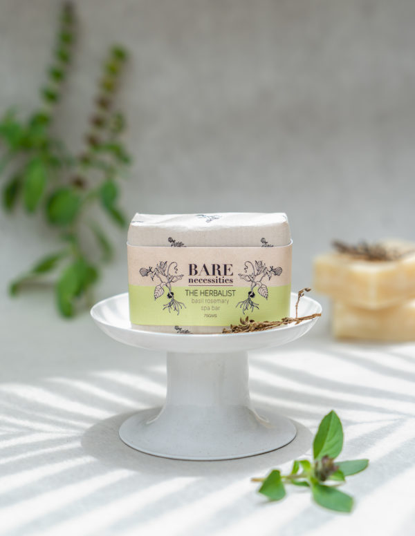 Basil Rosemary Spa Bar _ The Herbalist bare necessities