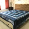 Checkered pattern Bed cover rimagined