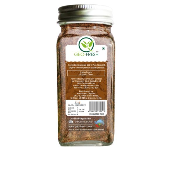 Geofresh Organic Clove Powder 45g_Back