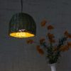 Green lampshade