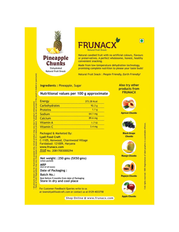 Frunacx pineapple back