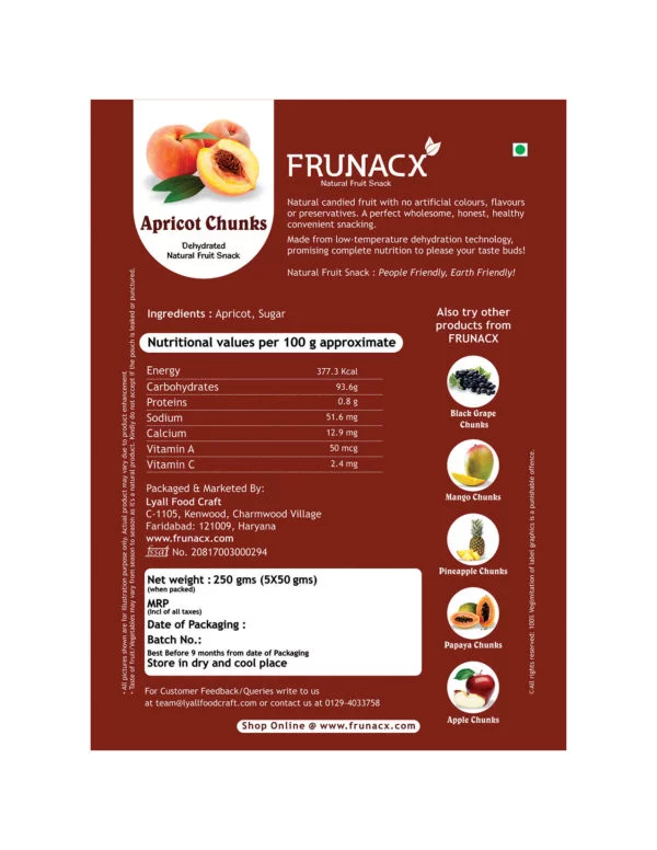 Frunacx Apricot back