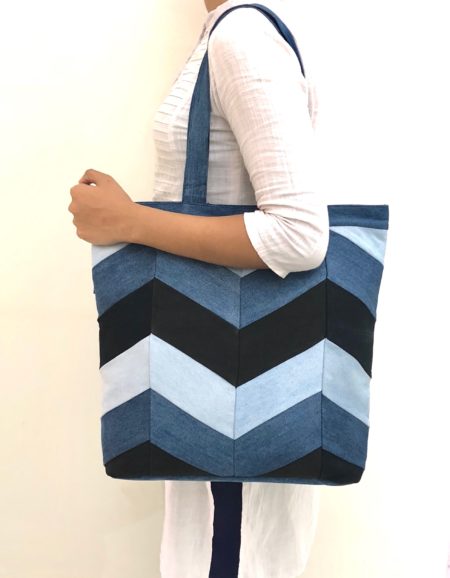 Rimagined tote chevron