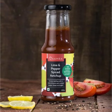 Aamra Lime & Pepper Spiced Ketchup Main