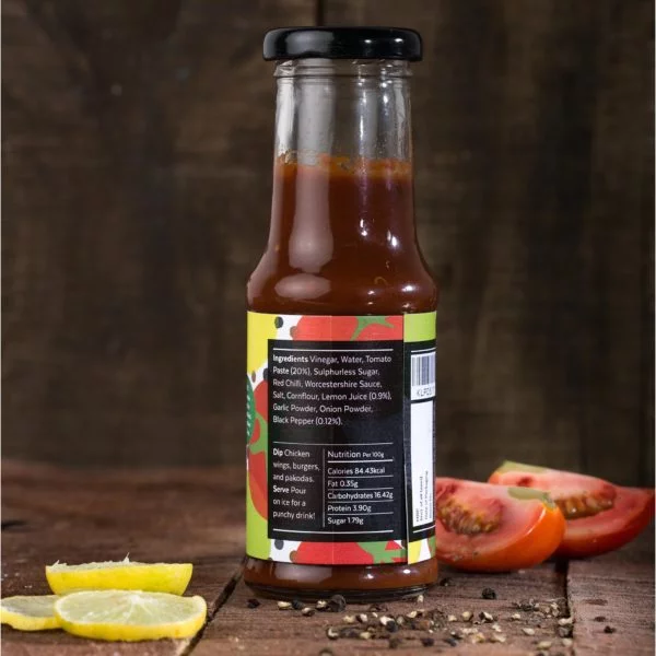 Aamra Lime & Pepper Spiced Ketchup Back