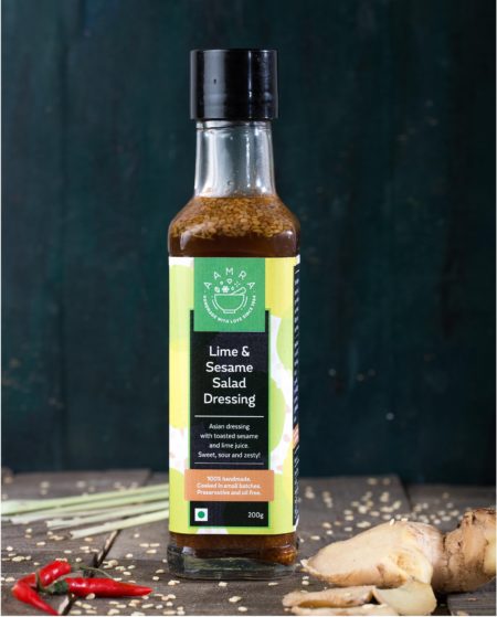 Aamra Lime & Sesame Salad Dressing 1