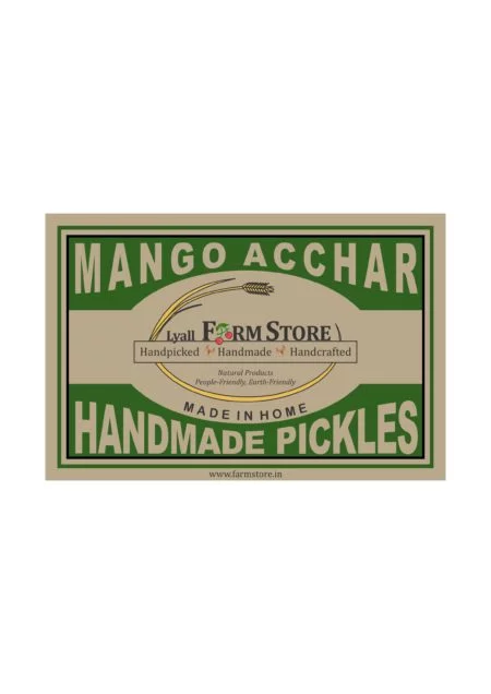 Mango pickle Lyalls label