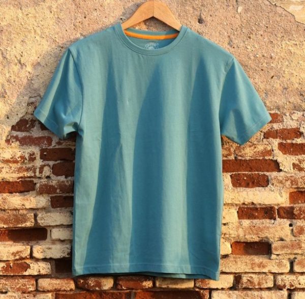 Woodwose Organic Cotton Tee - Brittany Blue