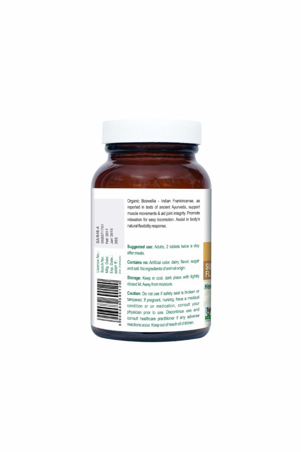 Geofresh Organic Boswellia Tablet Back