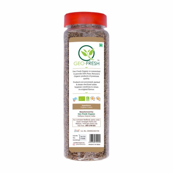 Organic Cumin Whole - 180g - Back