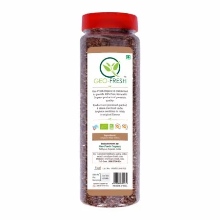 Organic Flax Seed - 250g - Back