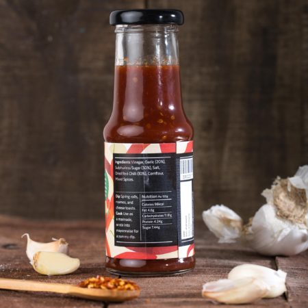 Aamra Red Hot Chilli Sauce Back