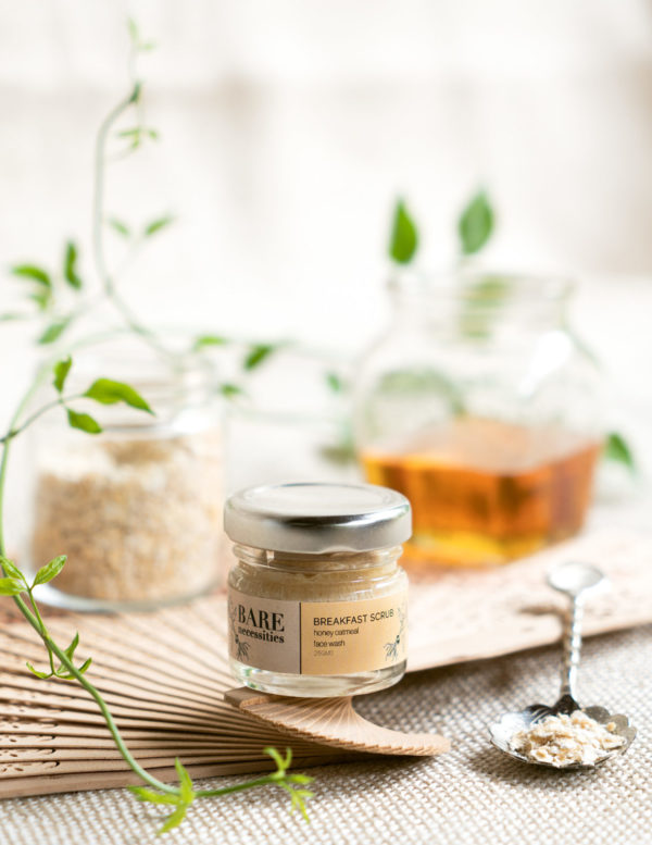 bare necessities SMALL BREAKFAST SCRUB _ HONEY OATMEAL FACE WASH