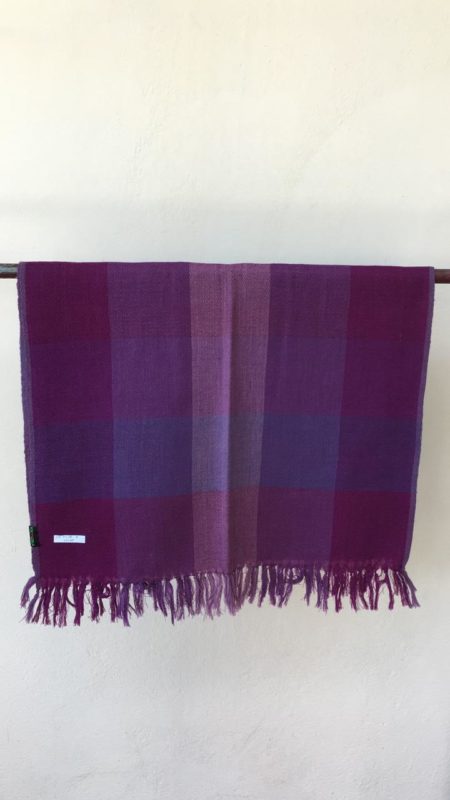 woollen Stole - purple