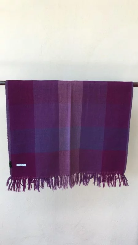 woollen Stole - purple