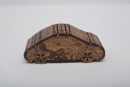 car shaped brown