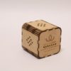 Whiteleaf Car Deodoriser Cube Light Brown Angle