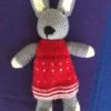 bunny wool toy