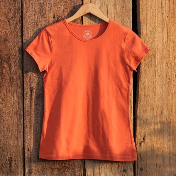Woodwose Organic Cotton Tee - Orange
