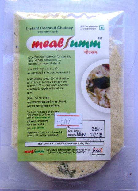 Mealsumm Coconut Chutney