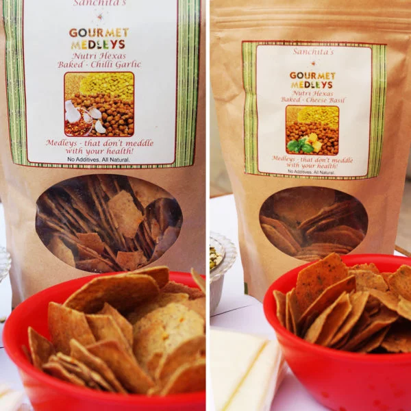 Nutri Hexas Baked Snacks Combo Pack (125 gms x 2 Packs)