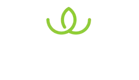 white leaf logo