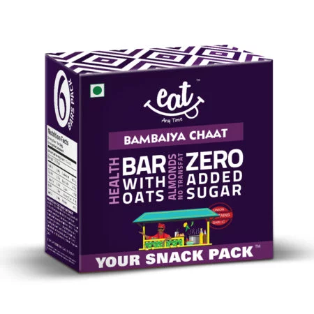 Eat Anytime Bambaiya Chaat Cereal Bars 6 Pack