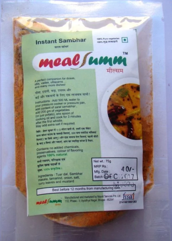 mealsumm sambhar mix