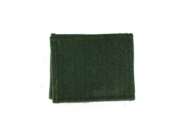Handcrafted Fabric Men's Wallet - Denim Green
