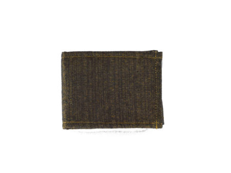 Handcrafted Fabric Men's Wallet - Denim Brown