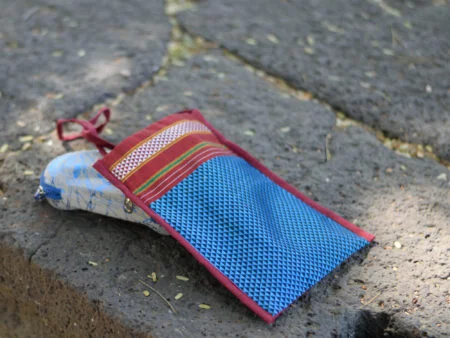 Handcrafted Fabric Sling - Turquoise