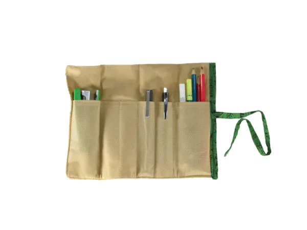 Fabric Folding Stationary Pouch (Green)
