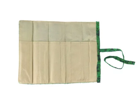 Fabric Folding Stationary Pouch (Green)