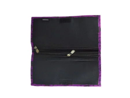 Fabric Passbook & Cheque book Folder (Wine)