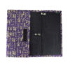 Fabric Personal Information Folder (Purple)