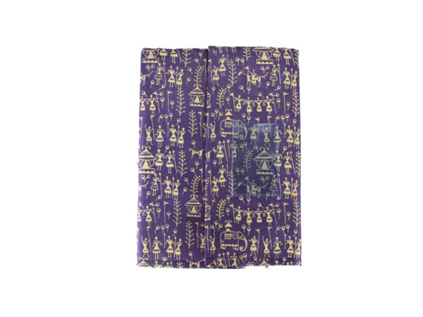 Fabric Personal Information Folder (Purple)
