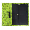 Fabric Personal Information Folder (Parrot Green)