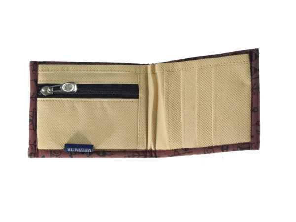 Handcrafted Fabric Men's Wallet - Brown