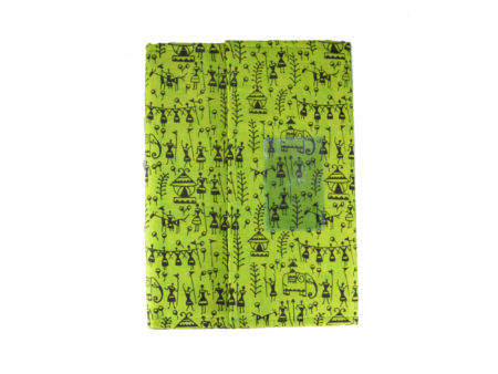 Fabric Personal Information Folder (Parrot Green)