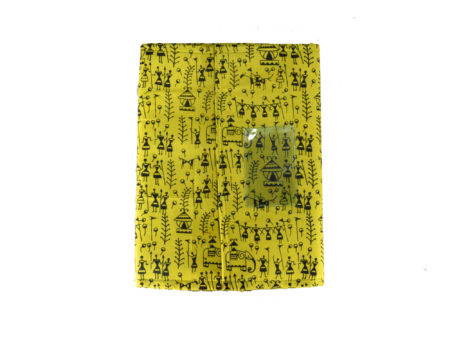 Fabric Personal Information Folder (Lemon Yellow)