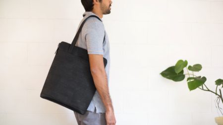 Arture Aspen Tote Bag Black Man Shoulder