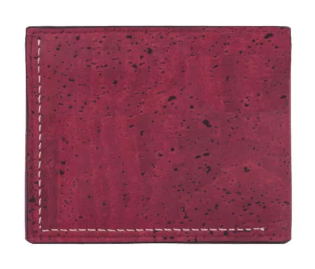 Arture Glen Coin Wallet Maroon Black Back