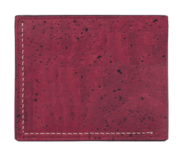 Arture Glen Coin Wallet Maroon Black Back