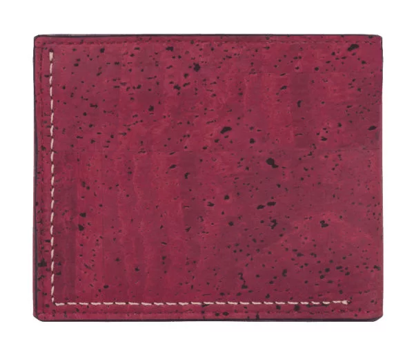 Arture Glen Coin Wallet Maroon Black Back