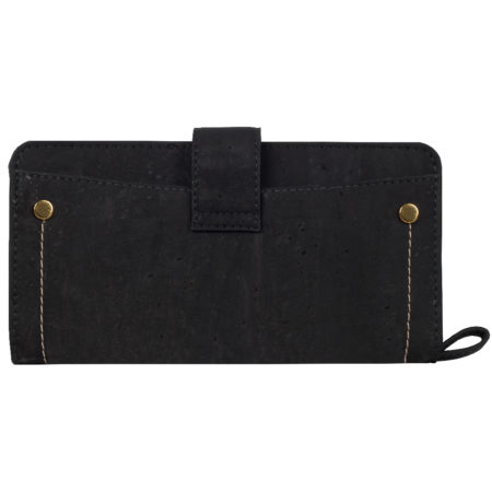 Arture Kim Clutch Wallet Maroon Black Back